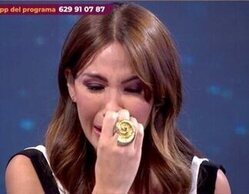 Tamara Gorro se rompe en 'Y ahora, Sonsoles' al escuchar la voz de su difunto abuelo por IA