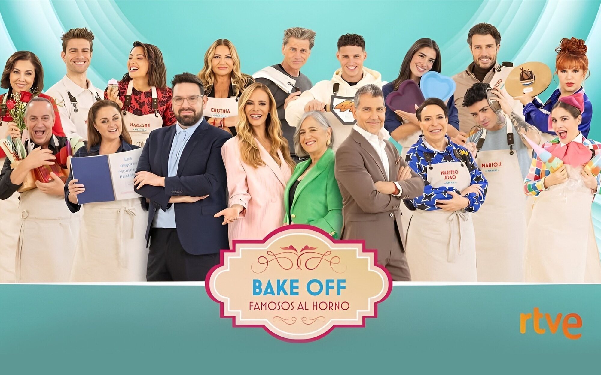 La segunda edición de 'Bake off: famosos al horno' de La 1 se estrena el domingo 12 y lunes 13 de enero