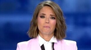 María Casado rompe a llorar en 'Informativos Telecinco' con su despedida y homenaje a David Cantero