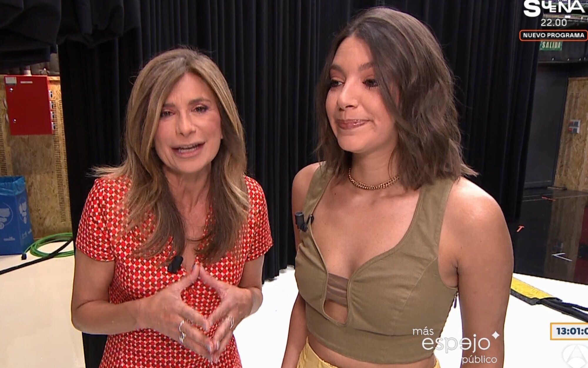 Ana Guerra acude a 'Espejo público' con una dolorosa lesión por 'Tu cara me suena': "Voy como Robocop"