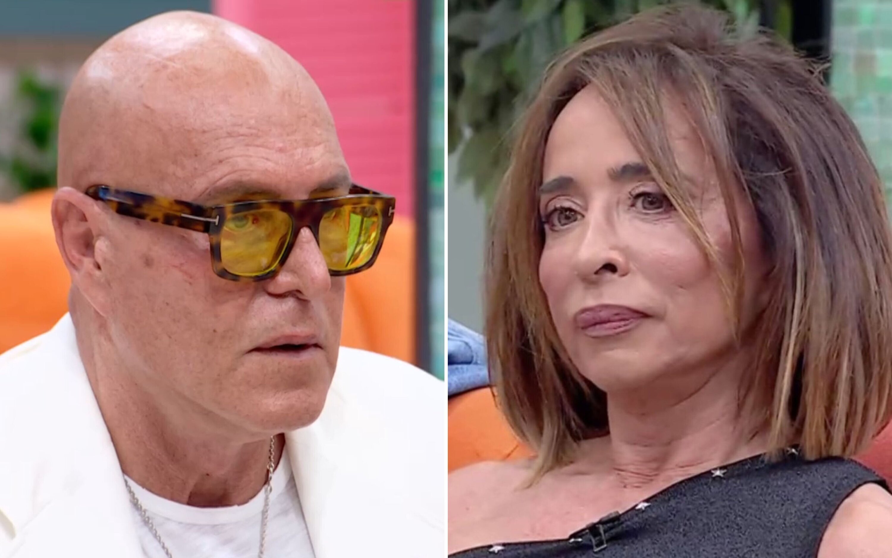 Monumental bronca entre Kiko Matamoros y María Patiño en 'La familia de la tele': "A mí no me intimidas" - FormulaTV
