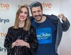 Julia Varela y Tony Aguilar reivindican la paz en Gaza antes de la actuación de Israel en Eurovisión 2025