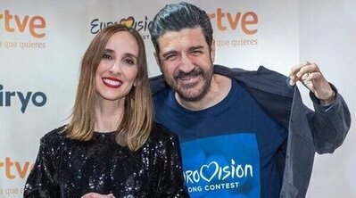 Julia Varela y Tony Aguilar reivindican la paz en Gaza antes de la actuación de Israel en Eurovisión 2025