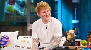 Ed Sheeran elogia a 'La revuelta' en una visita de excepción con una novedad nunca vista