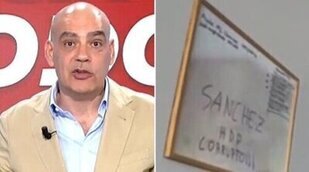 'En boca de todos' condena que un entrevistado mostrara "Sánchez HDP corrupto" escrito en una pizarra