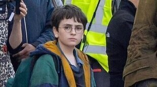 Las primeras imágenes de Harry Potter junto a Hagrid en el rodaje de la serie de HBO