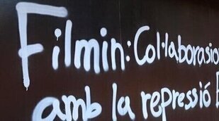 Vandalizan la sede de Filmin tras boicotear un documental sobre los disturbios del procés
