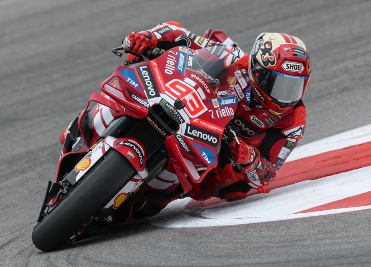 Marc Márquez en una carrera de Moto GP