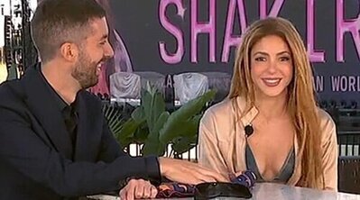 Shakira habla catalán con Broncano en 'La revuelta' y él bromea con Piqué