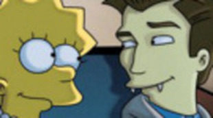 Robert Pattinson lleva la fiebre "Crepúsculo" a 'Los Simpson' en Halloween