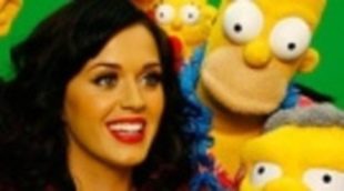 Katy Perry y su escote en el especial de 'Los Simpson'