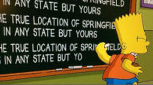 'Los Simpson' aclara a través de la pizarra de Bart dónde se encuentra Springfield