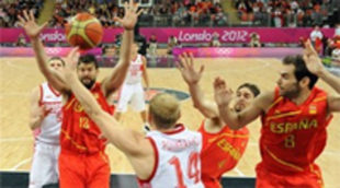 El Rusia-España de baloncesto arrasa con un 27,8% en el mediodía de La 1