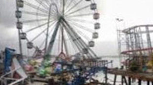 El huracán Sandy destroza Seaside Heights, el lugar donde se grabó 'Jersey Shore' en Nueva Jersey