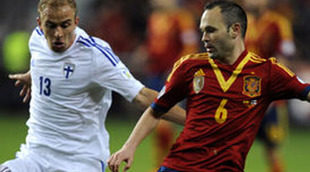 El empate de España ante Finlandia supera los 6,1 millones en Telecinco (36,7%)