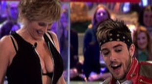 Mercedes Milá hace un amago de striptease y se queda en sujetador en 'Gran Hermano'