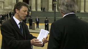 Un reportero de la BBC confunde el funeral de Margaret Thatcher con una boda