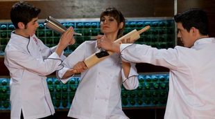 Juan Manuel, Fabián y Eva, finalistas de la primera edición de 'MasterChef'