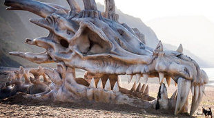 'Juego de tronos' coloca una calavera de dragón en una playa británica