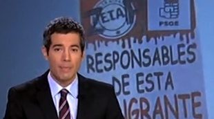 Leopoldo González-Echenique se desvincula de las imágenes que criticaban al PSOE y a Zapatero en el 'Telediario'