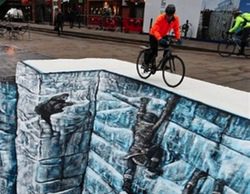Impresionante acción de marketing en Londres centrada en el muro de 'Juego de tronos'