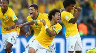 Un 56% de la audiencia sigue en Telecinco los penaltis entre Brasil-Chile del Mundial