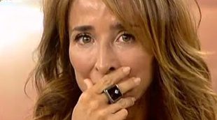 María Patiño no pudo contener las lágrimas este viernes en 'Sálvame deluxe'