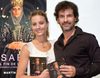 Michelle Jenner y Rodolfo Sancho en la presentación de "Isabel. El fin de un sueño", la tercera novela de la serie