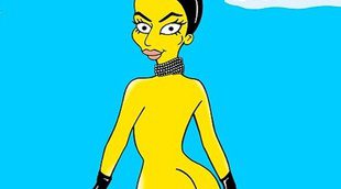 Alexsandro Palombo "simpsoniza" el trasero de Kim Kardashian