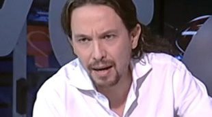 Pablo Iglesias en TVE: "Gracias a los trabajadores de esta casa porque si no es por su presión no estoy aquí"