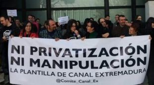 Los trabajadores de Canal Extremadura piden reformar la Ley Audiovisual para proteger el servicio público