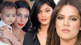 Las pequeña North y las hermanas Kardashian sufrieron un accidente de coche