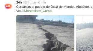 El 24 Horas de TVE difunde en internet imágenes del terremoto de Nueva Zelanda como si fuera el de Albacete