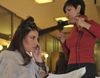 La Reina Letizia y las "reinas de la mañana" de TVE, Mariló Montero y Anne Igartiburu, comparten peluquera
