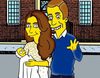 Kate Middleton, el príncipe William y su hija, personajes de 'Los Simpson' por Palombo