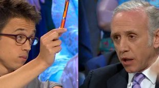 Bronca entre Eduardo Inda e Iñigo Errejón en 'laSexta noche': "Si te auto-proclamas jefe de la oposición eres un fantoche"