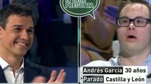 Indignación en las redes por el trato de Pedro Sánchez a un espectador con Síndrome de Down en 'laSexta noche'