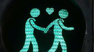 Viena se llena de "semáforos gays" para 'Eurovisión 2015'