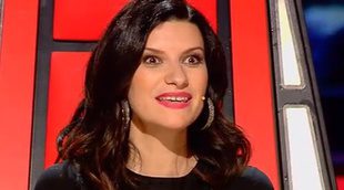 Laura Pausini "se moja" y corona a Marcos como su favorito para ganar 'La Voz'