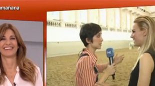 La encerrona de Mariló Montero a Edurne: "¿Tu chico (David De Gea) te va a acompañar en Eurovisión?