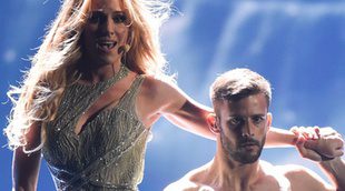 Edurne brilla en el ensayo final de Eurovisión 2015, con cambios de última hora en su vestuario