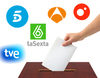 Elecciones 24-M: así será la cobertura informativa de TVE, Cuatro, Telecinco, Antena 3 y laSexta