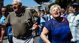 Los reporteros de laSexta, agredidos durante la manifestación "anti-Podemos" de Madrid