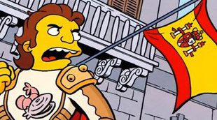 Paella Man, el nuevo personaje de 'Los Simpson', un nuevo superhéroe español defensor de la cultura patria