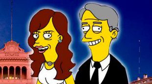 Los Kirchner aparecerán como presidentes corruptos en un capítulo de 'Los Simpson'