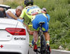 TVE pide disculpas por atropellar a un corredor durante la Vuelta Ciclista España