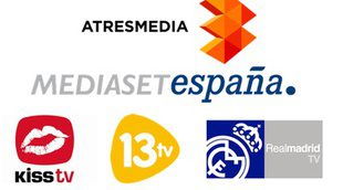 Secuoya, Real Madrid, Kiss, 13TV, Mediaset y Atresmedia tendrán nuevos canales en TDT