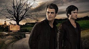 Así lucen Damon y Stefan en el póster de la séptima temporada de 'Crónicas Vampíricas'