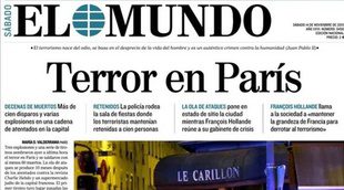 Las portadas de los periódicos nacionales e internacionales condenan la masacre parisina