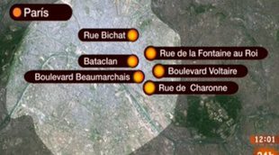 El informativo '24h noticias' (5,9%) vuelve a destacar en la mañana del sábado tras los atentados de París